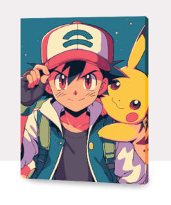 Paint by Numbers 30x40, Amistad eterna - Pokemon