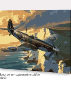 Paint by Numbers 40x50, Honor aereo - Supermarine Spitfire