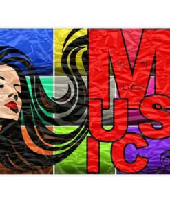 Diamond Painting, I love Music