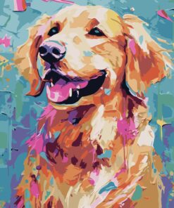 Paint by Numbers 40x50, Perro Golden