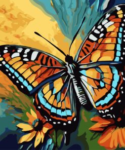 Paint by Numbers 40x40, Mariposa Monarca