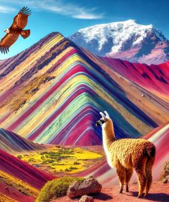 Paint by Numbers 40x50, MONTAÑA ARCOIRIS