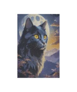 Diamond Painting, 20x30 MIDNIGHT CAT