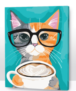 Paint by Numbers 40x50, Gato con leche