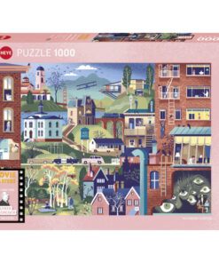 Puzzle 1000 pzs. Movie Masters, Hitchcock Films