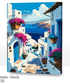 Paint by Numbers 40x50, Mykonos - Grecia