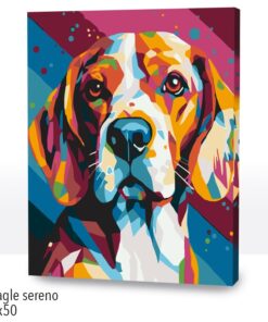 Paint by Numbers 40x50, Beagle sereno