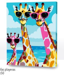 Paint by Numbers 40x50, Jirafas Playeras