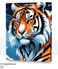 Paint by Numbers 40x50, Tigre Majestuoso