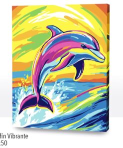 Paint by Numbers 40x50, Delfin Vibrante