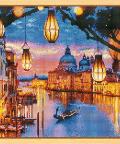 Diamond Painting 43x53, Luces de Venecia