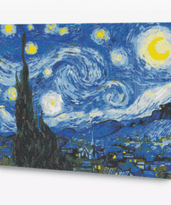 Diamond Painting 30x40, Noche estrellada - Van Gogh