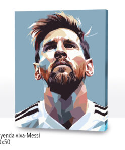 Paint by Numbers 40x50, Leyenda viva-Messi
