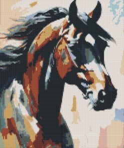 Diamond Painting 35x45, Fuerza Indomable